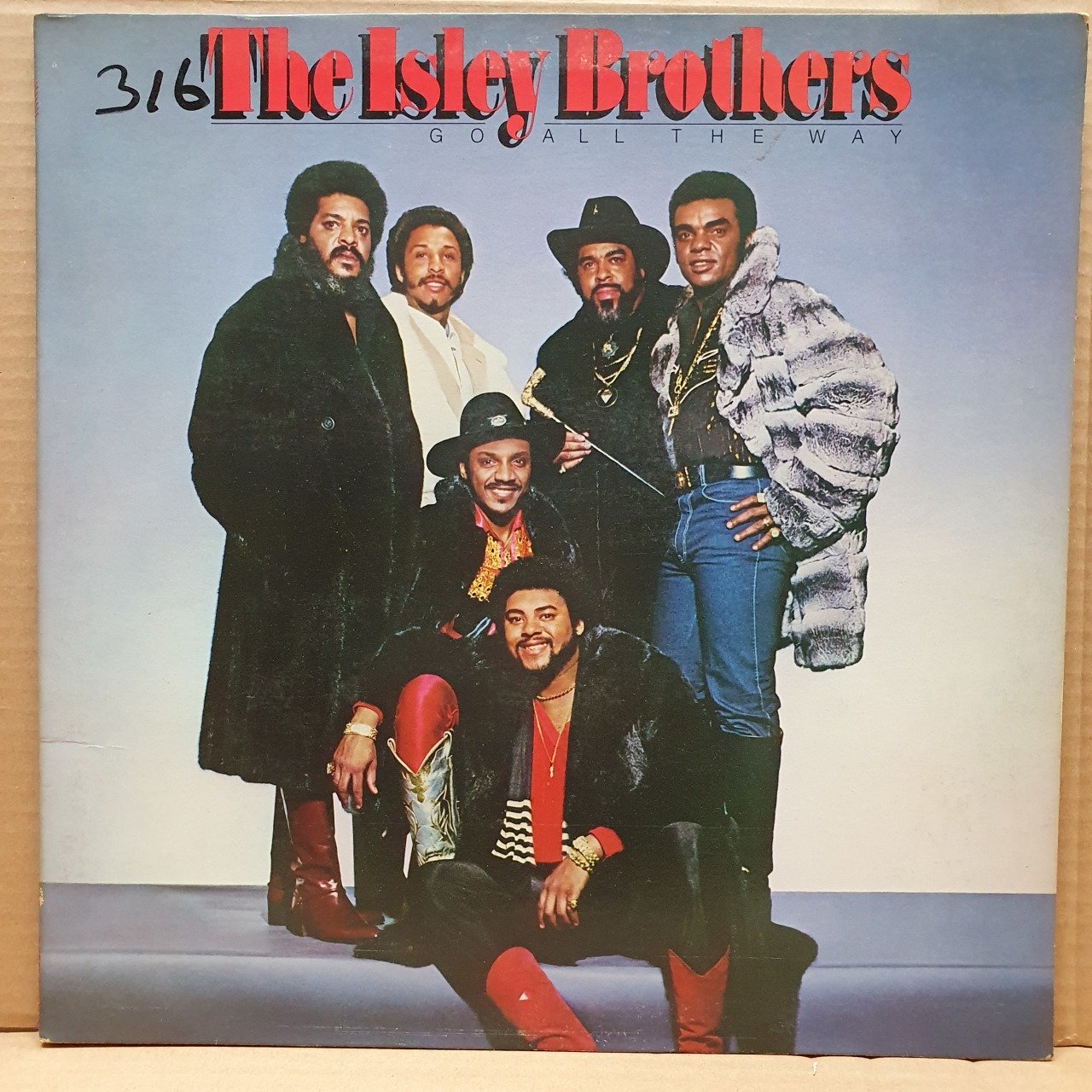 THE ISLEY BROTHERS - GO ALL THE WAY (1980) - LP 2.EL PLAK