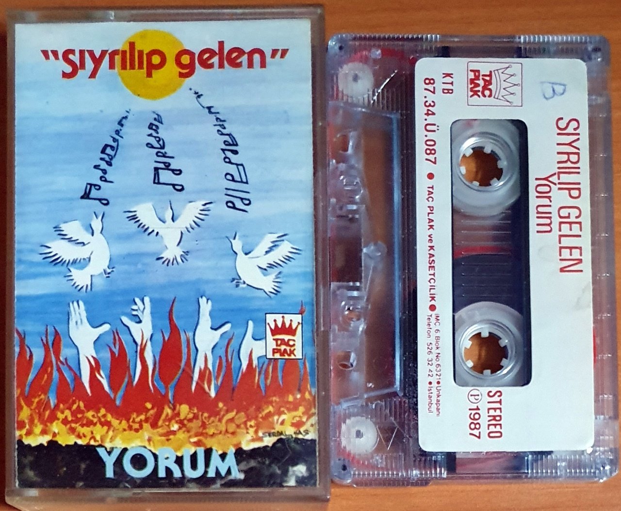 GRUP YORUM - SIYRILIP GELEN (1987) - KASET TAÇ 2.EL