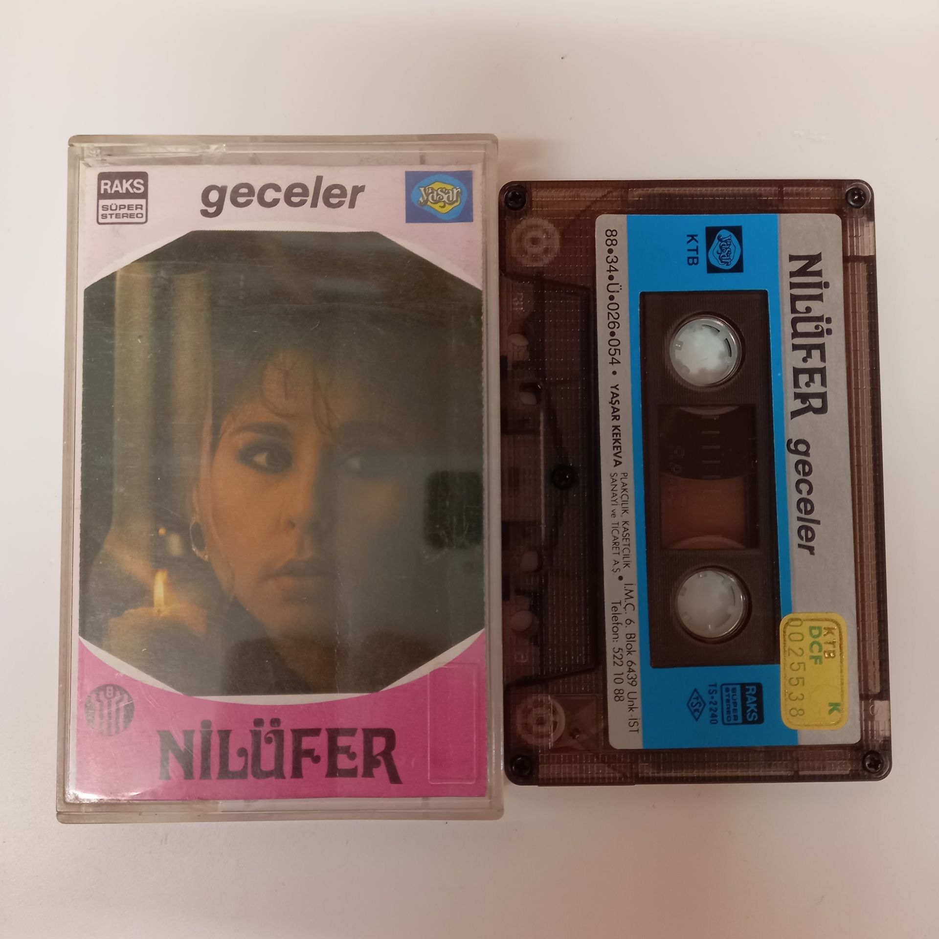 NİLÜFER - GECELER (1988) - KASET 2.EL