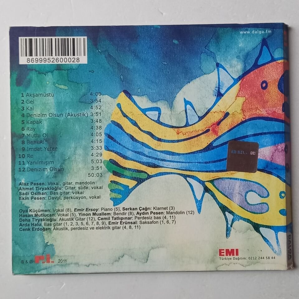 DALGA – DENİZİM OLSUN (2010) - CD DIGIPAK 2.EL
