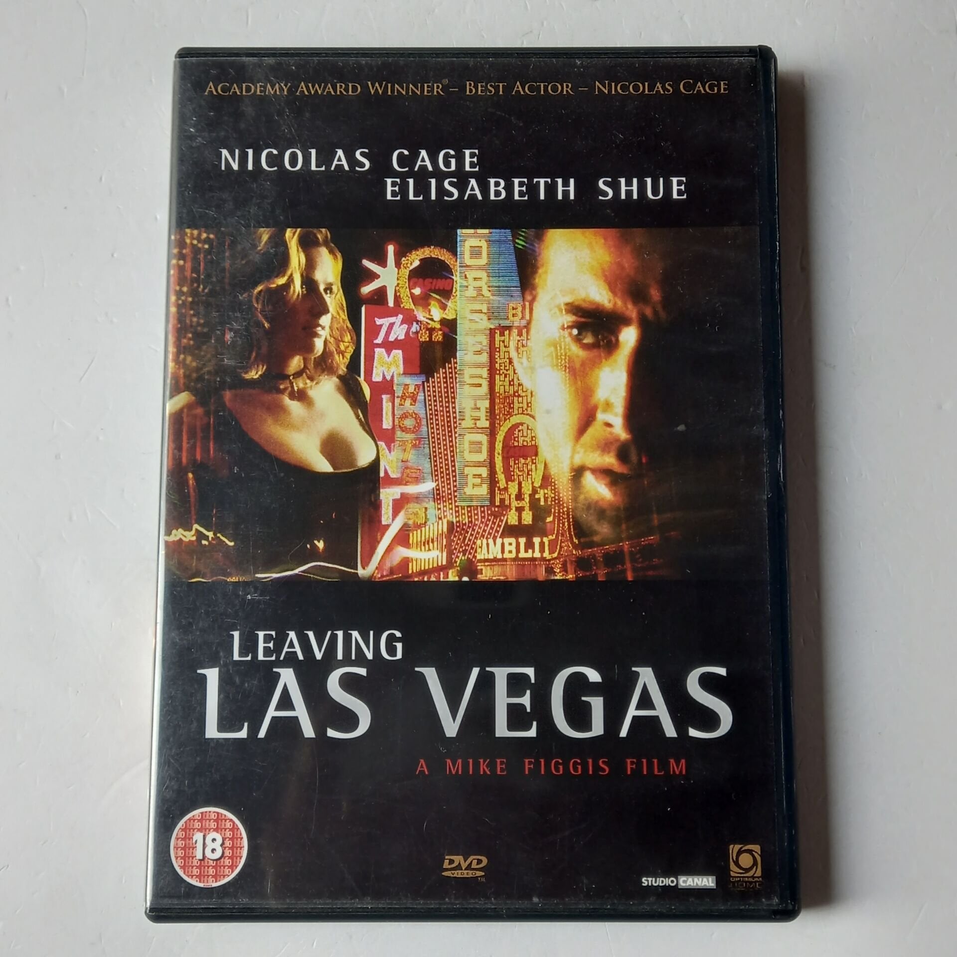 LEAVING LAS VEGAS - NICOLAS CAGE, ELISABETH SHUE - DVD 2.EL