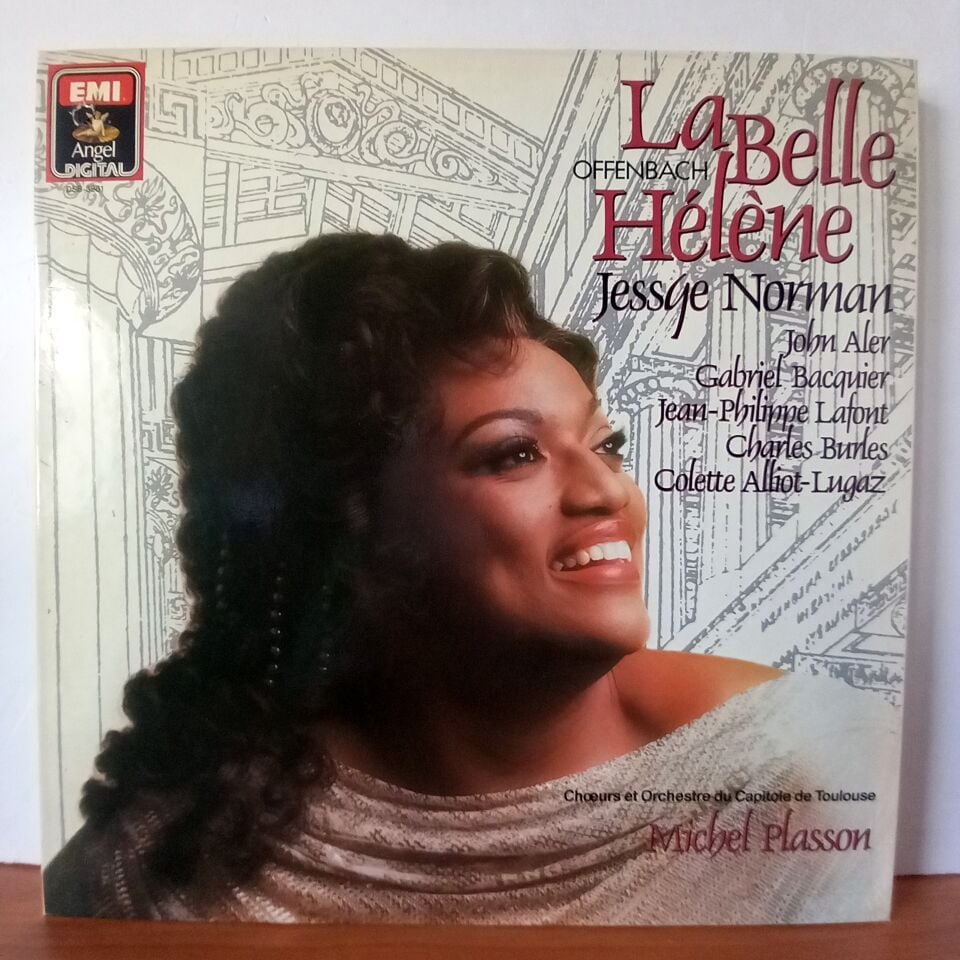 OFFENBACH: LA BELLE HELENE / JESSYE NORMAN, JOHN ALER, GABRIEL BACQUIER, JEAN-PHILIPPE LAFONT, CHARLES BURLES, COLETTE ALLIOT-LUGAZ, CHŒUR ET ORCHESTRE DU CAPITOLE DE TOULOUSE, MICHEL PLASSON (1986) - 2LP BOX SET 2.EL PLAK