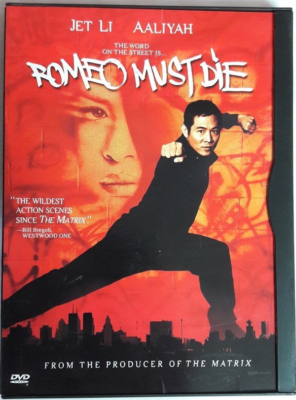 ROMEO MUST DIE - JET LI - AALIYAH - SNAPCASE DVD 2.EL