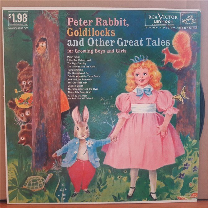 PETER RABBIT, GOLDILOCKS AND OTHER GREAT TALES - LP PLAK 2.EL
