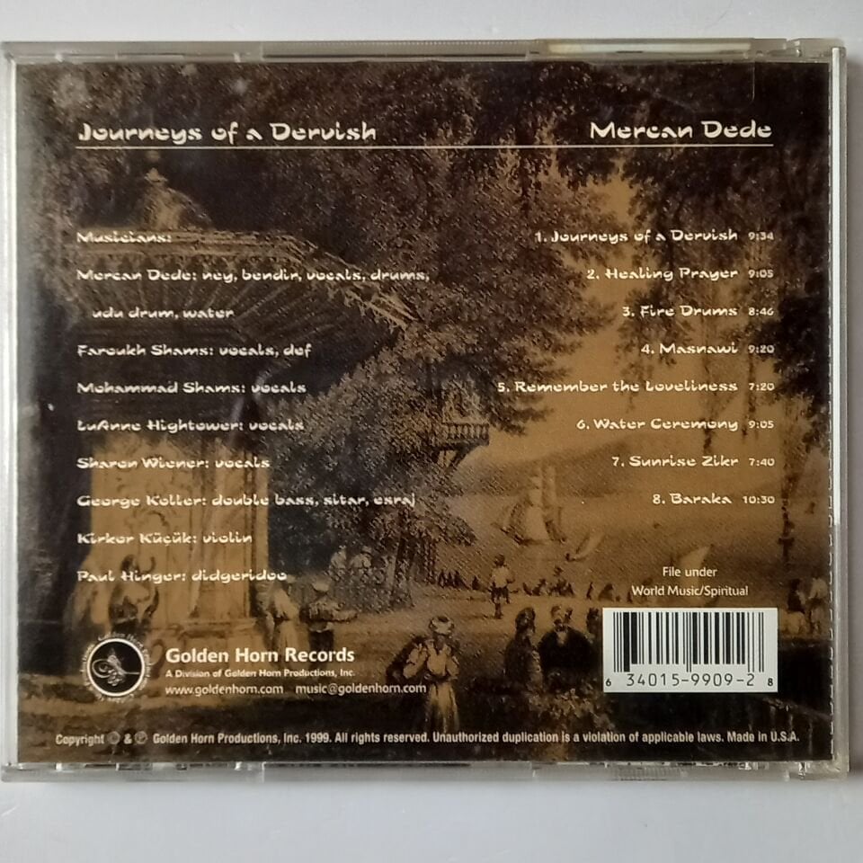 MERCAN DEDE – JOURNEYS OF A DERVISH (1999) - CD 2010 REISSUE 2.EL