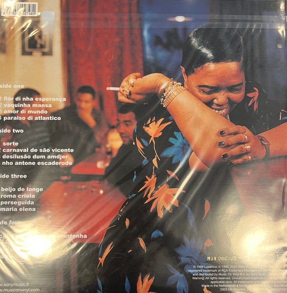 CESARIA EVORA - CAFE ATLANTICO (1999) - 2LP 180GR 2023 COLOURED EDITION SIFIR PLAK
