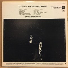 TONY BENNETT - TONY'S GREATEST HITS 2.EL PLAK