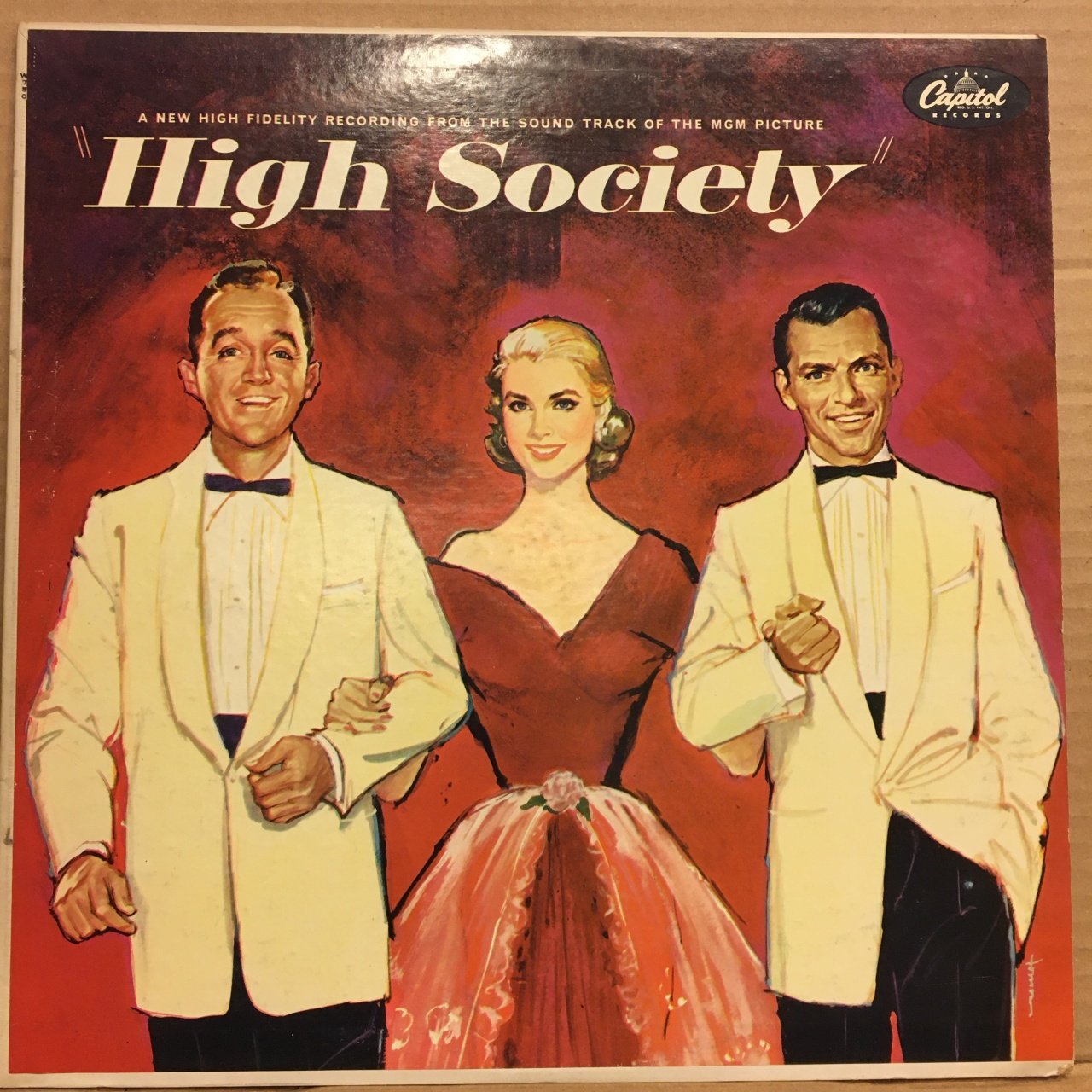 HIGH SOCIETY SOUNDTRACK FRANK SINATRA COLE PORTER (1956) MONO 2.EL PLAK