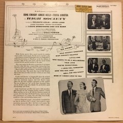 HIGH SOCIETY SOUNDTRACK FRANK SINATRA COLE PORTER (1956) MONO 2.EL PLAK