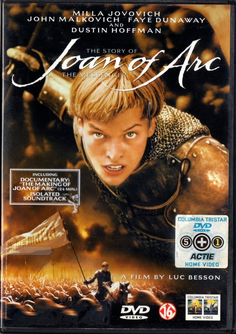 JOAN OF ARC - MILLA JOVOVICH - JOHN MALKOVICH - FAYE DUNAWAY - DUSTIN HOFFMAN - LUC BESSON - DVD 2.EL