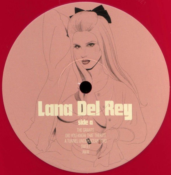 LANA DEL REY - DID YOU KNOW THAT THERE'S A TUNNEL UNDER OCEAN BLVD (2023) - 2LP LIMITED EDITION DARK PINK COLOURED GATEFOLD SIFIR PLAK