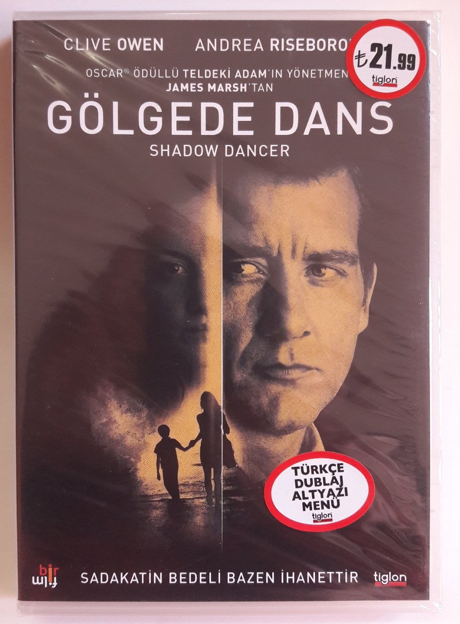 GÖLGEDE DANS - SHADOW DANCER - CLIVE OWEN - DVD SIFIR