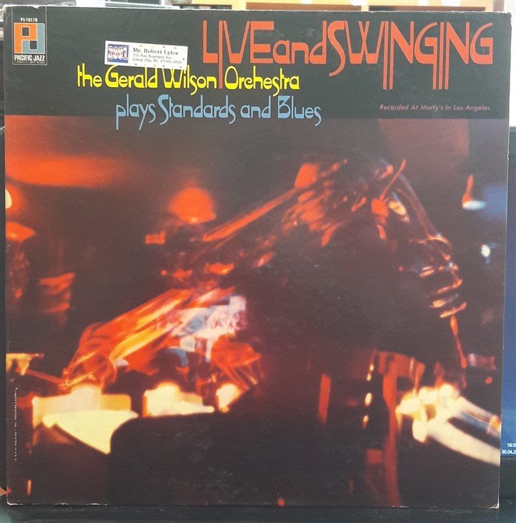 THE GERALD WILSON ORCHESTRA - LIVE AND SWINGING - PLAK 2.EL