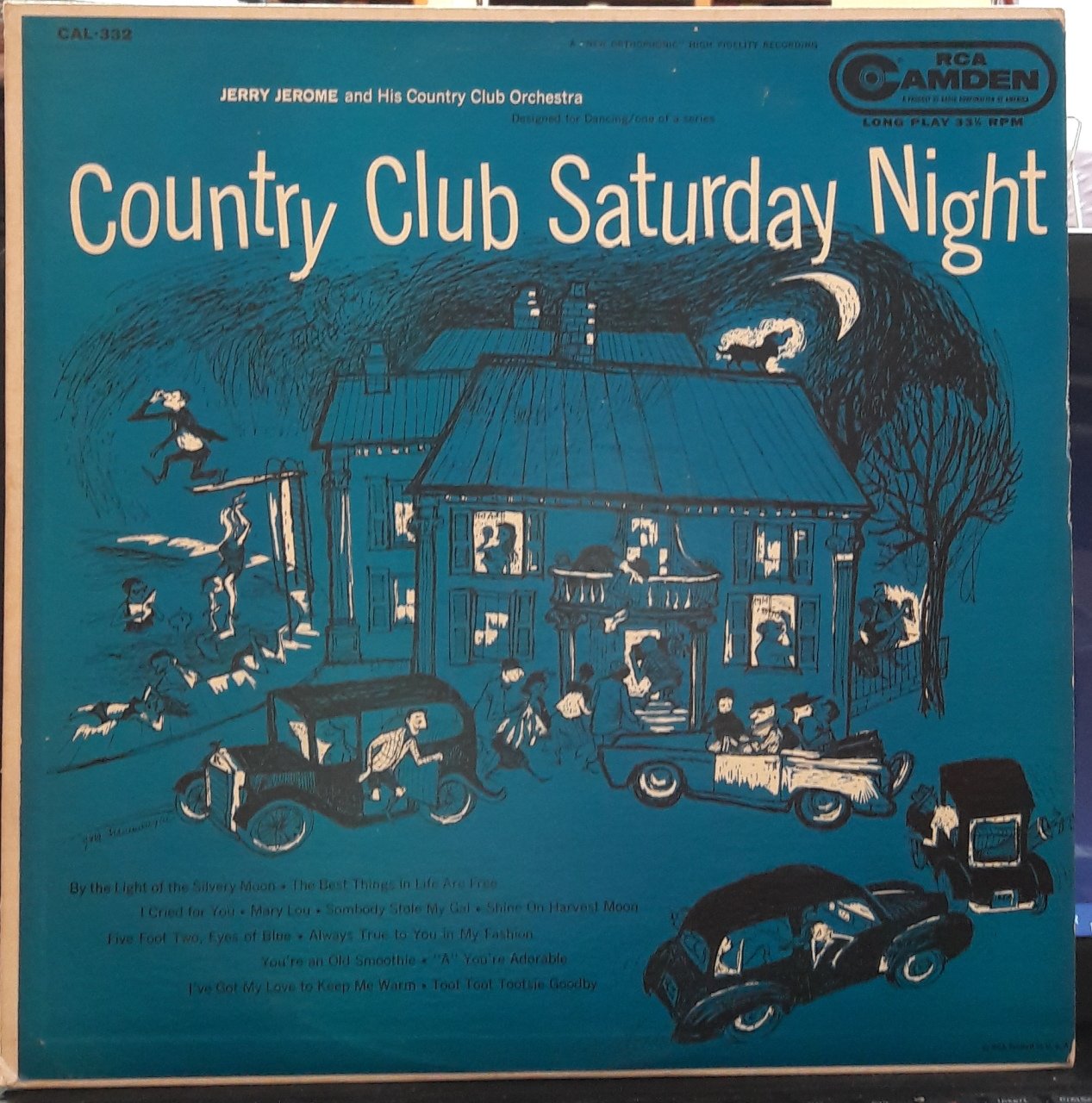 COUNTRY CLUB SATURDAY NIGHT - JERRY JEROME - PLAK 2.EL