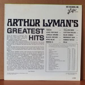 ARTHUR LYMAN - GREATEST HITS (1965) - LP 2.EL PLAK