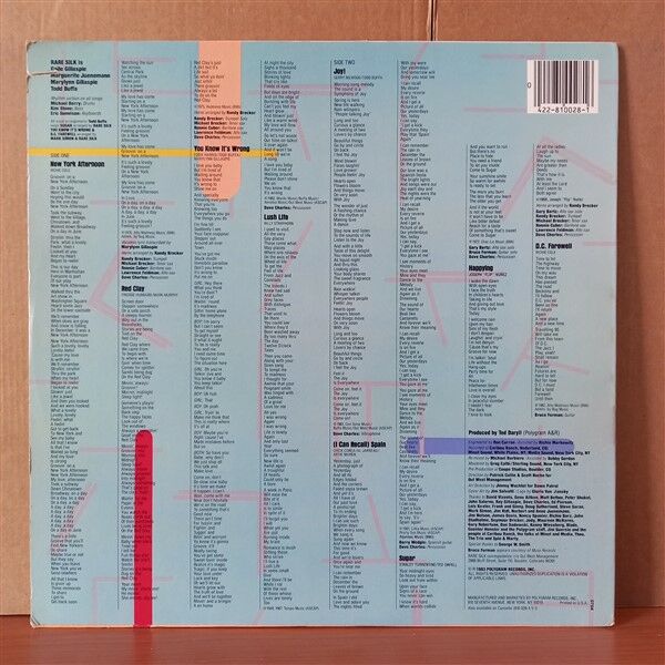 RARE SILK – NEW WEAVE (1983) - LP 2.EL PLAK