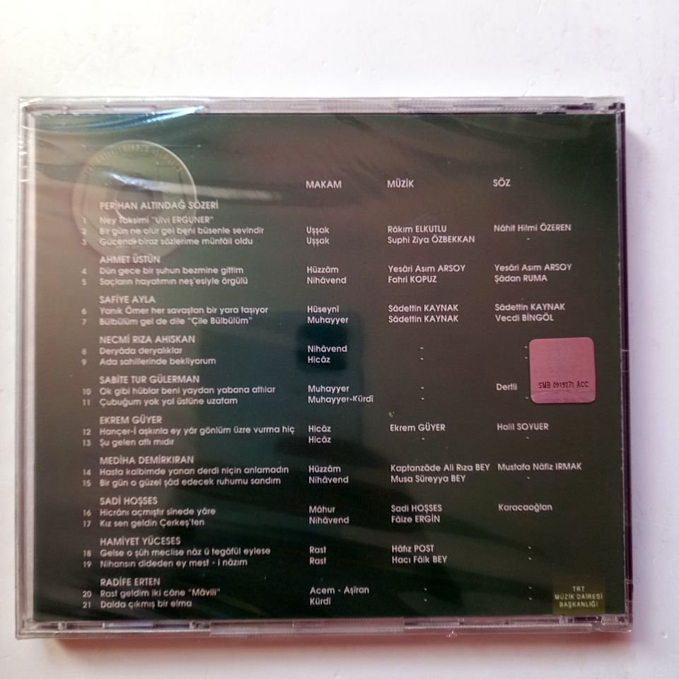 TRT ARŞİVLERİNDEN SEÇMELER / TRT ARŞİV SERİSİ 1 - CD SIFIR