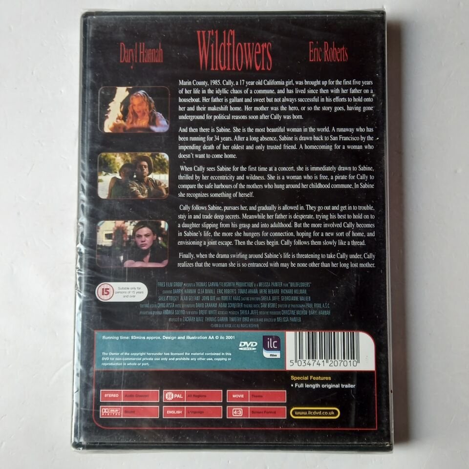 WILDFLOWERS - DARYL HANNAH, ERIC ROBERTS - DVD AMBALAJINDA SIFIR