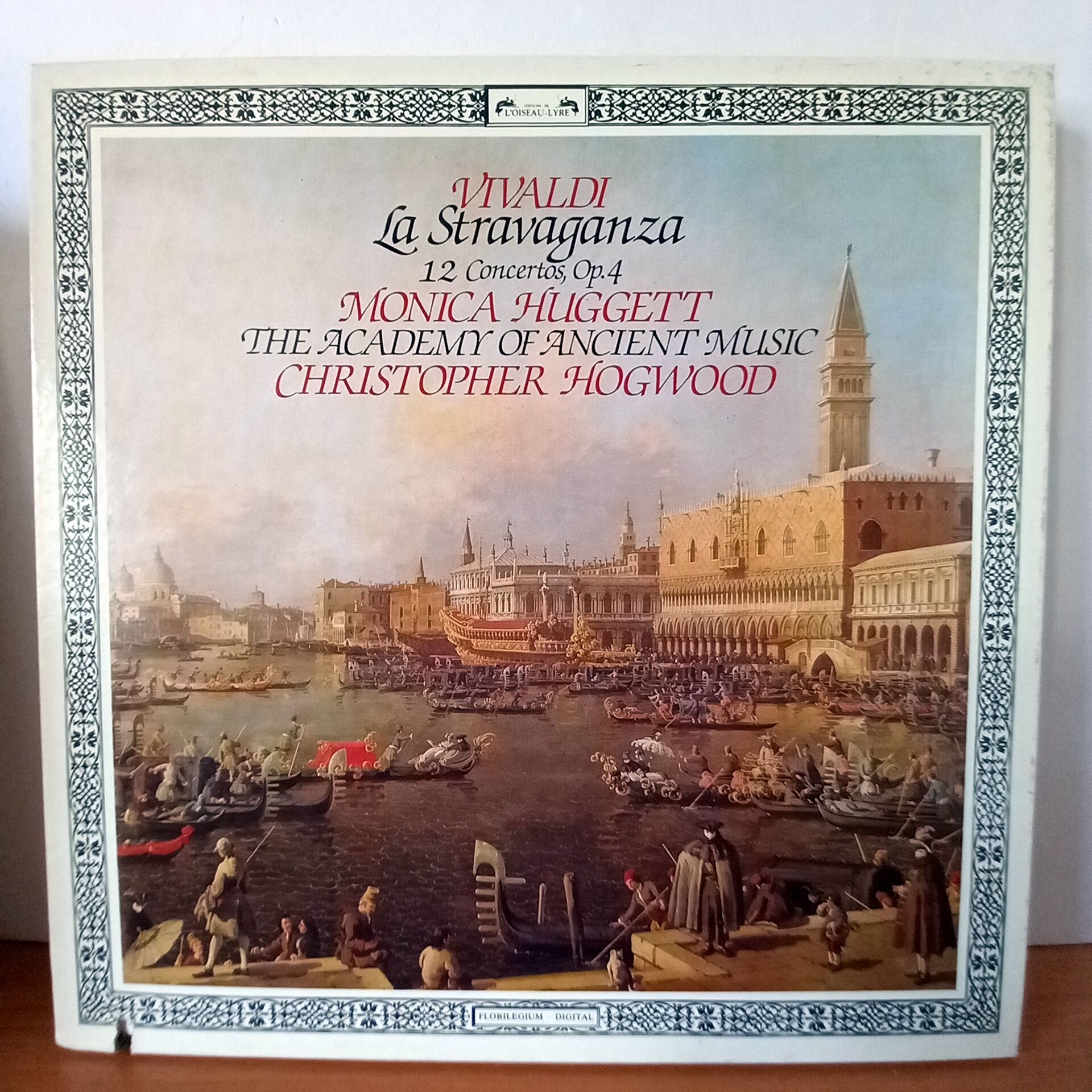 VIVALDI: LA STRAVAGANZA - 12 CONCERTOS, OP. 4 / MONICA HUGGETT / THE ACADEMY OF ANCIENT MUSIC / CHRISTOPHER HOGWOOD (1987) - 2LP BOX SET 2.EL PLAK