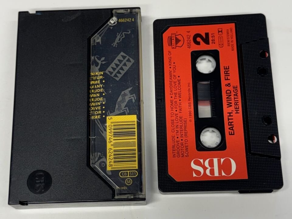 EARTH, WIND & FIRE - HERITAGE (1990) - KASET 2.EL MADE IN HOLLAND