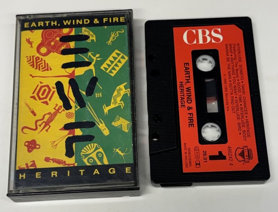 EARTH, WIND & FIRE - HERITAGE (1990) - KASET 2.EL MADE IN HOLLAND