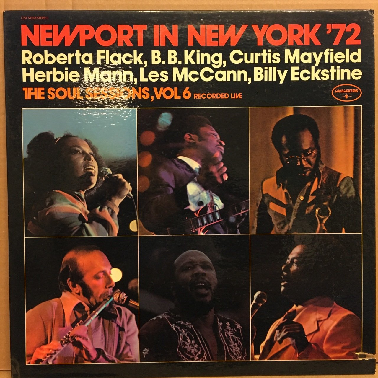 NEWPORT SESSION VOL.6 ROBERTA FLACK B.B. KING CURTIS MAYFIELD HERBIE MANN.. 2.EL PLAK