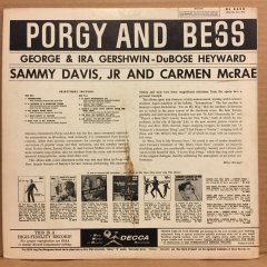 SAMMY DAVIS JR. & CARMEN MCRAE, PORGY AND BESS 2.EL PLAK