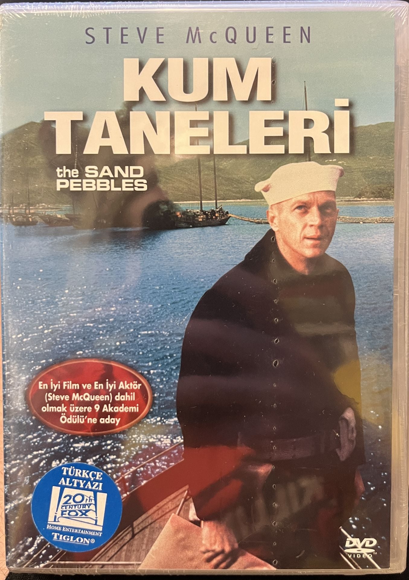 KUM TANELERİ - THE SAND PEBBLES - STEVE McQUEEN - RICHARD ATTENBOROUGH - DVD AMBALAJINDA SIFIR