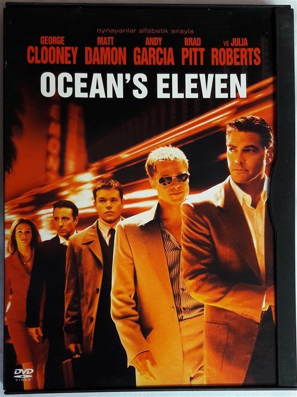 OCEAN'S ELEVEN - GEORGE CLOONEY - MATT DAMON - ANDY GARCIA - BRAD PITT - JULIA ROBERTS - STEVEN SODERBERGH - SNAPCASE DVD 2.EL