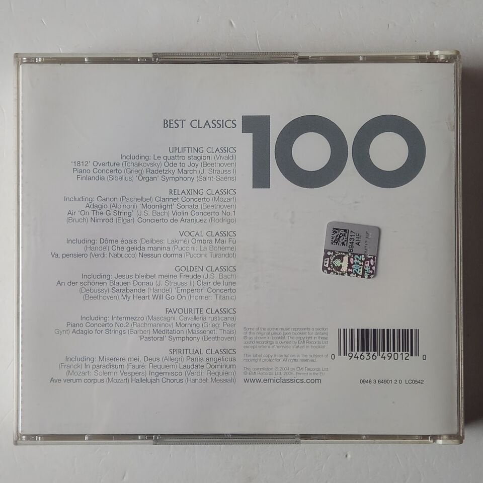 100 BEST CLASSICS (2004) - 6CD REISSUE 2.EL