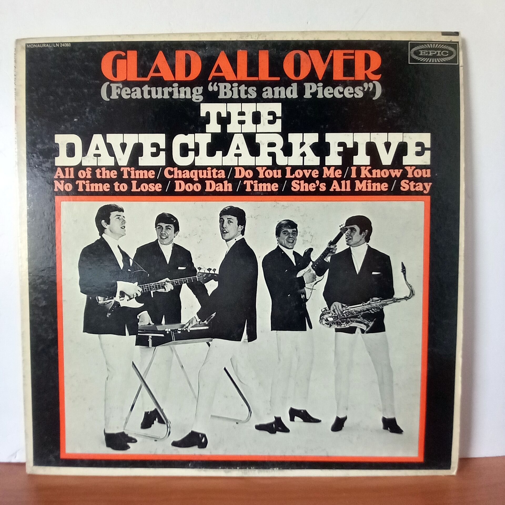 THE DAVE CLARK FIVE – GLAD ALL OVER (1964) - LP 2.EL PLAK
