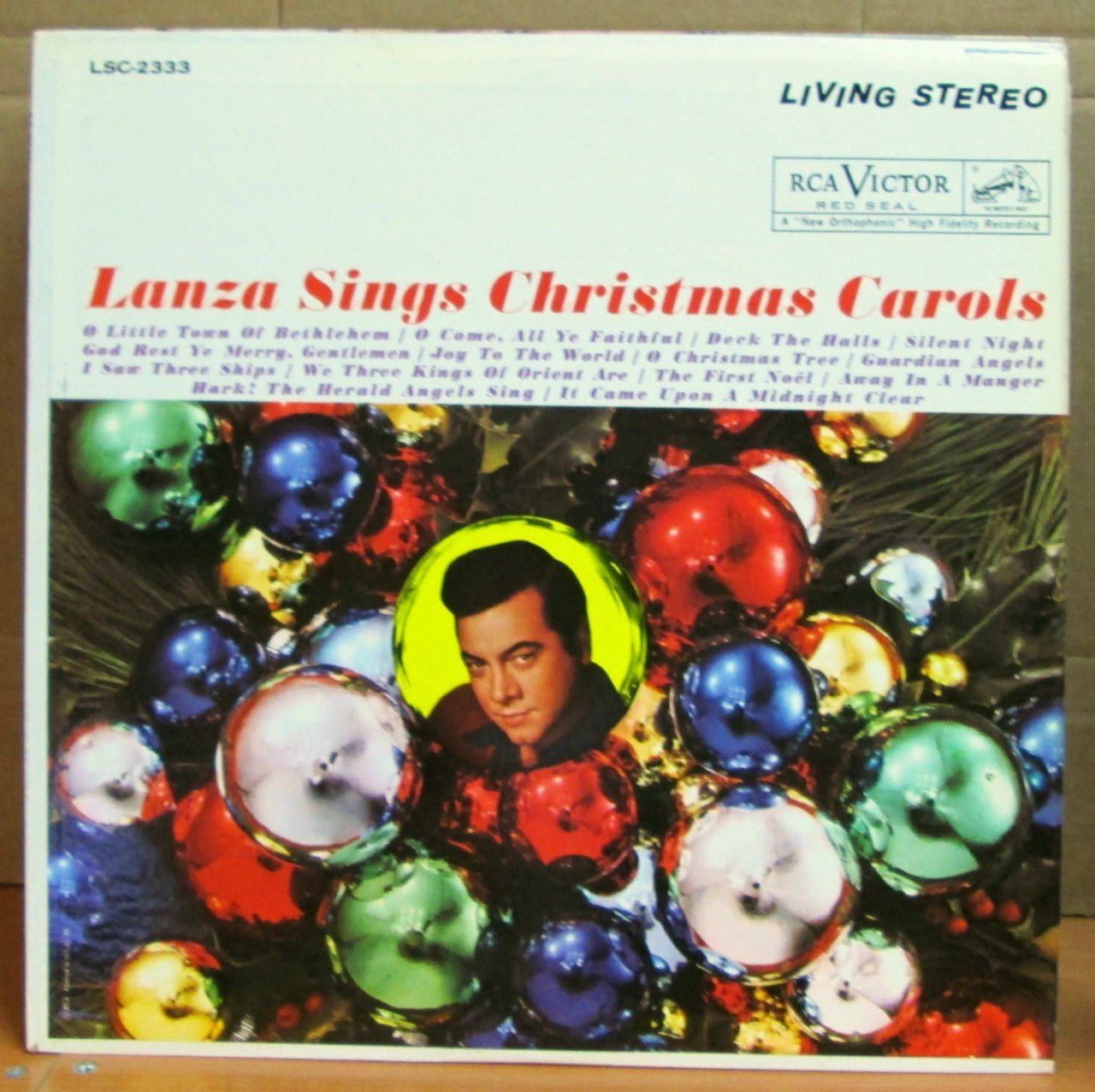 MARIO LANZA sings CHRISTMAS CAROLS LP 2.EL