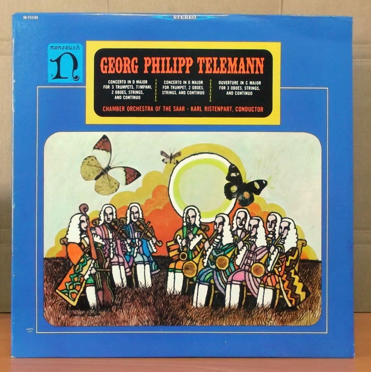 TELEMANN - KARL RISTENPART LP 2.EL