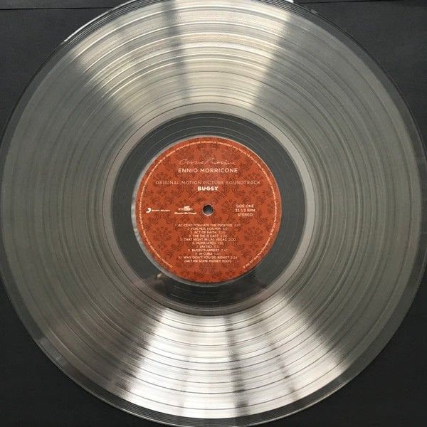 ENNIO MORRICONE - BUGSY SOUNDTRACK (1991) - LP 180GR 2017 EDITION TRANSPARANT COLOURED SIFIR PLAK