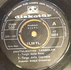 UNUTULMAYAN TANGOLAR DİSKOTÜR 4 ŞARKI 7'' 45 DEVİR