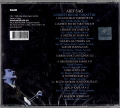 ARİF SAĞ - GURBETİ BEN Mİ YARATTIM (1998) - CD KALAN MÜZİK SIFIR