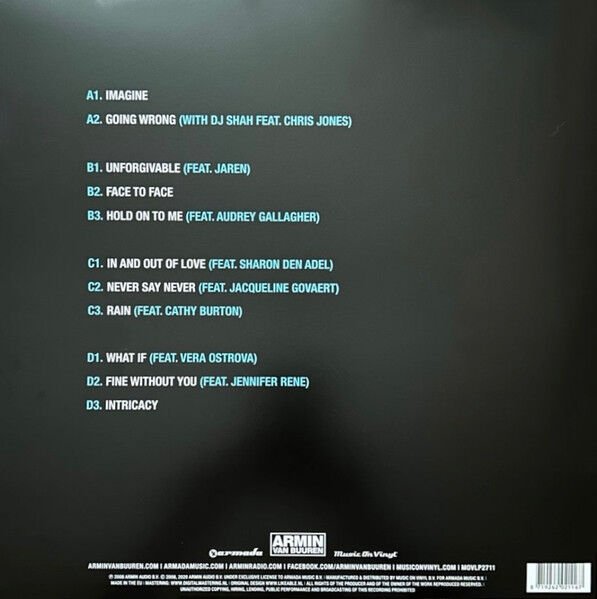 ARMIN VAN BUUREN – IMAGINE (2008) - 2LP 2021 REISSUE 180GR HOUSE PROGRESSIVE TRANCE SIFIR PLAK