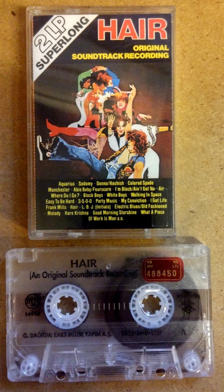 HAIR ORIGINAL SOUNDTRACK RECORDING / GALT MACDERMOT (1995) - KASET 2.EL