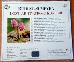 RUHİ SU - SÜMEYRA / DOSTLAR TİYATROSU KONSERİ CD 2.EL