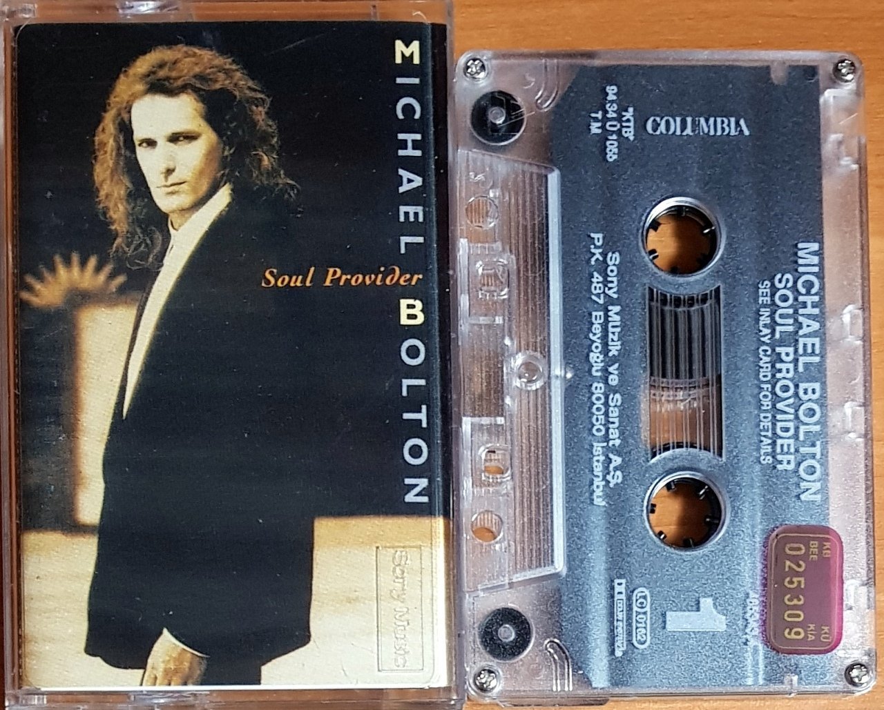 MICHAEL BOLTON - SOUL PROVIDER (1994) COLUMBIA KASET 2.EL