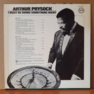 ARTHUR PRYSOCK - I MUST BE DOING SOMETHING RIGHT (1968) - LP 2.EL PLAK