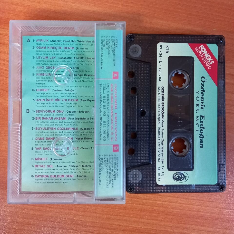 ÖZDEMİR ERDOĞAN - YORUMCU (1989) - KASET 2.EL