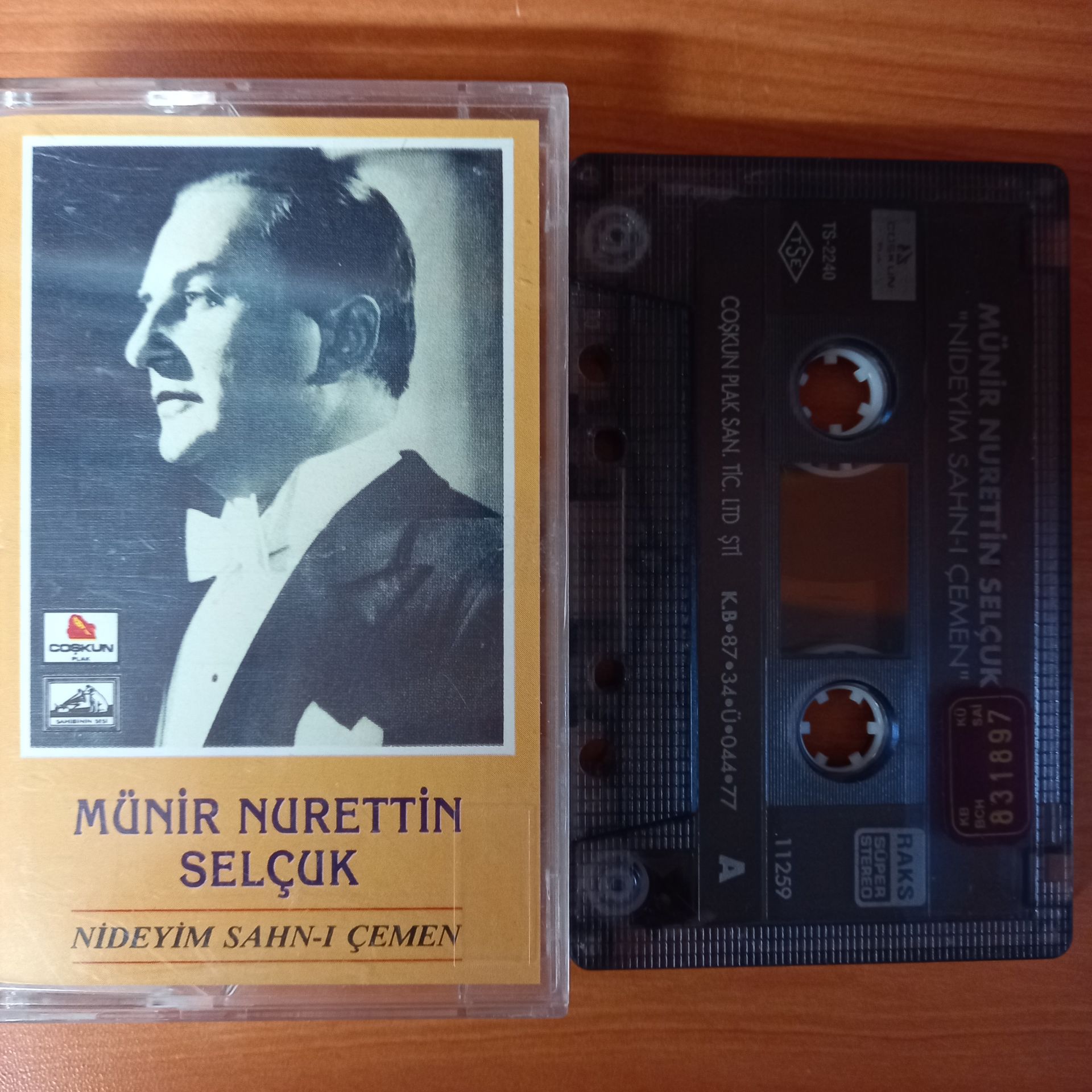 MÜNİR NURETTİN SELÇUK - NİDEYİM SAHN-I ÇEMEN (1987) - KASET 2.EL