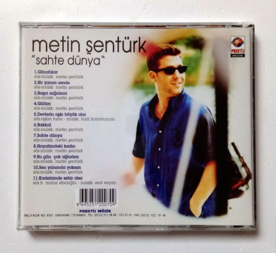 METİN ŞENTÜRK – SAHTE DÜNYA (1999) - CD 2.EL