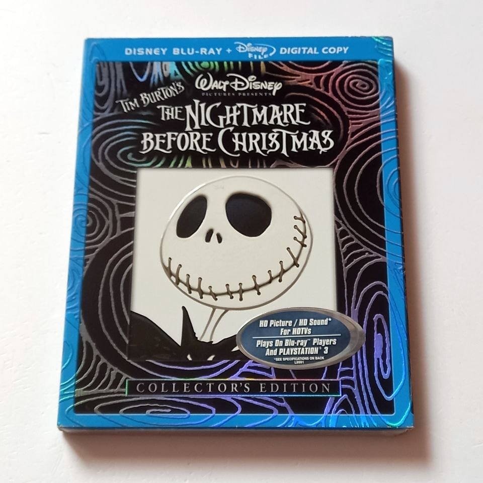 THE NIGHTMARE BEFORE CHRISTMAS - YÖN.:TIM BURTON - BLU-RAY 2 DISC COLLECTOR\'S EDITION EMBOSSED SLIPCOVER REGION A SIFIR TR ALTYAZI YOKTUR