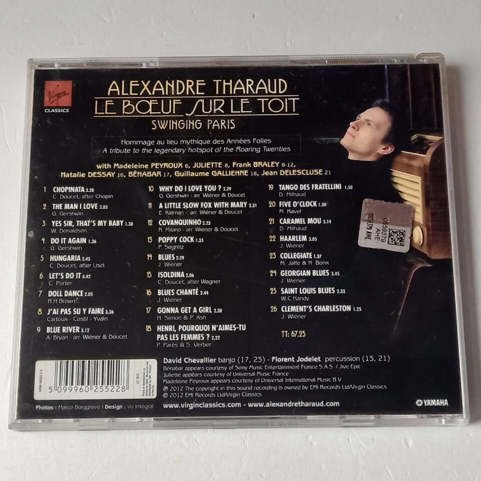 ALEXANDRE THARAUD – LE BOEUF SUR LE TOIT / SWINGING PARIS (2012) - CD 2.EL