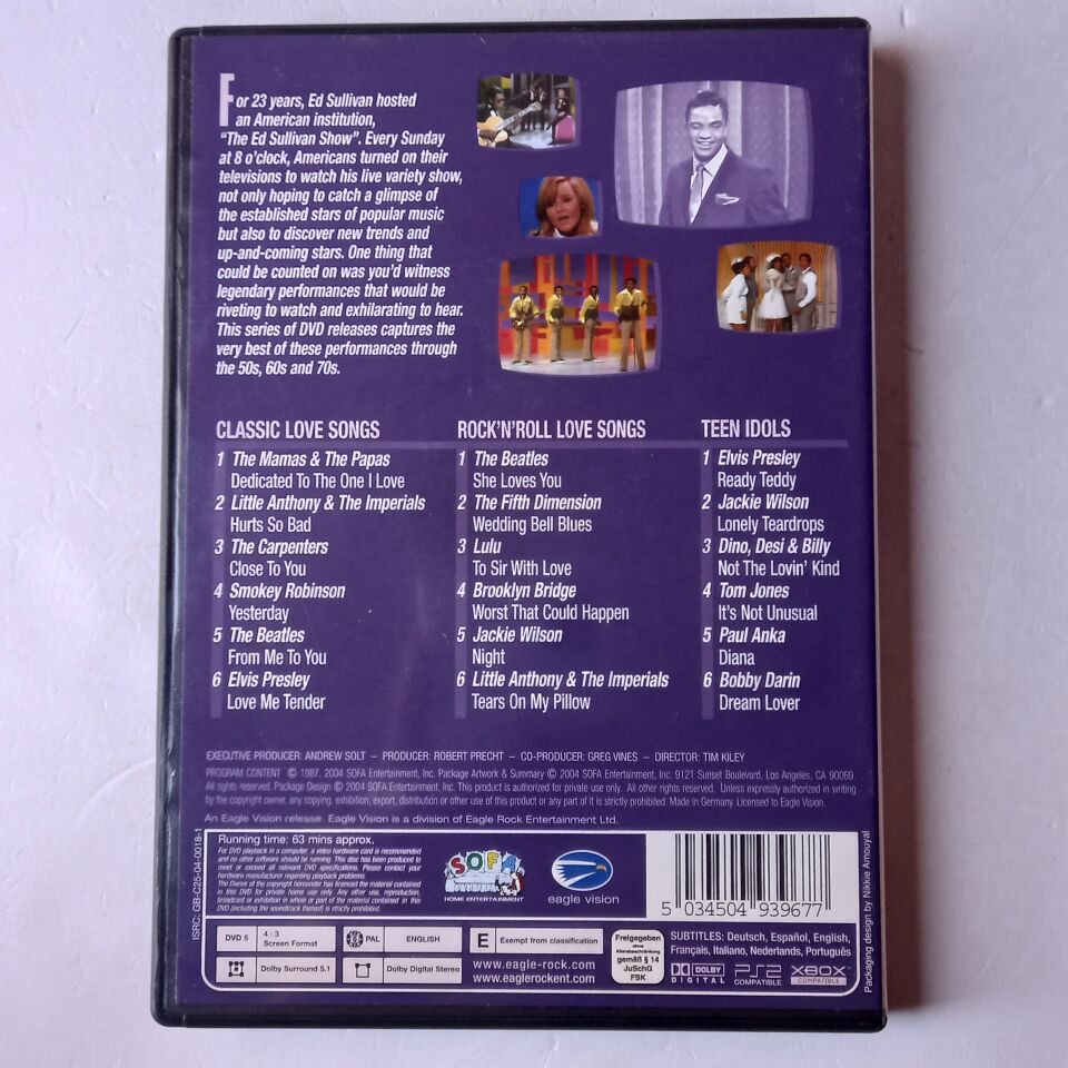 ED SULLIVAN'S ROCK 'N' ROLL CLASSICS - LOVE SONGS (2004) - DVD 2.EL