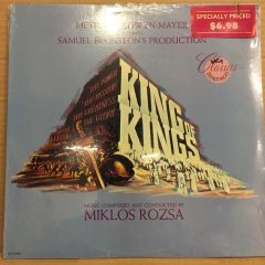 KING OF KINGS SOUNDTRACK MIKLOS ROZSA (1961) 1986 REISSUE ESKİ BASKI SIFIR PLAK