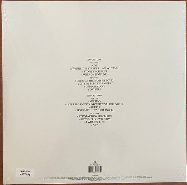 U2 - SONGS OF SURRENDER (2023) - 2LP 180GR OPAQUE WHITE COLOURED VINYL SIFIR PLAK
