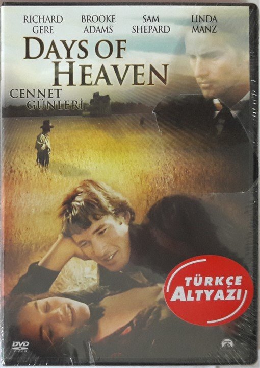 DAYS OF HEAVEN - CENNET GÜNLERİ - RICHARD GERE - BROOKE ADAMS - SAM SHEPARD - DVD SIFIR